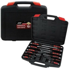 Zestaw 12 wkrętaków śrubokrętów do pobijania magnetyczne końcówki JBC Tools