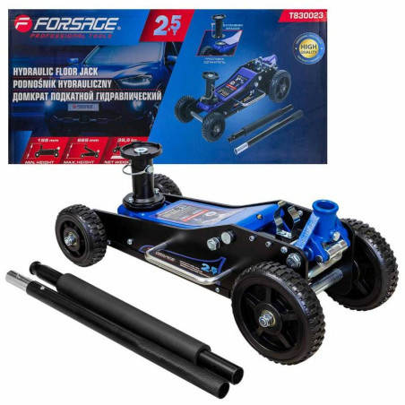 Podnośnik Hydrauliczny Samochodowy 2.5 T 155-665 mm Punktowy Żaba Forsage