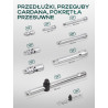 Zestaw 216 narzędzi 1/4" 1/2" 3/8" kluczy nasadek bity walizka Rockforce