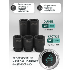 Zestaw 216 narzędzi 1/4" 1/2" 3/8" kluczy nasadek bity walizka Rockforce
