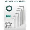 Zestaw 216 narzędzi 1/4" 1/2" 3/8" kluczy nasadek bity walizka Rockforce