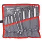 Zestaw 8 kluczy oczkowych odgiętych 6-22 mm 12-kątne stal CrV Forcekraft Zestaw 8 kluczy oczkowych odgiętych 6-22 mm 12-kątne stal CrV Forcekraft