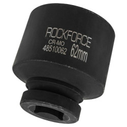 Nasadka udarowa głęboka 1" 62mm 6-kątna CrMo długa Rockforce