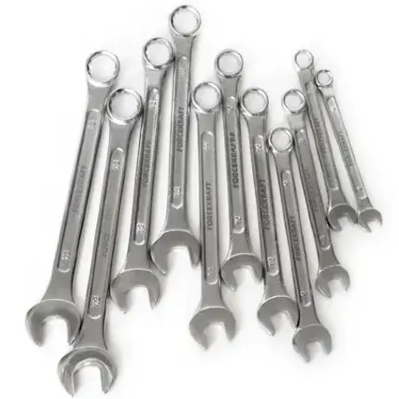 25 kluczy płasko-oczkowych 6-32 mm Zestaw klucze płasko-oczkowe Forcekraft