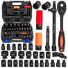 FORCEKRAFT Zestaw kluczy nasadowo udarowych 32 elementy 1/2" + WALIZKA