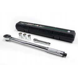 KLUCZ DYNAMOMETRYCZNY 1/2" 40-210Nm +NASADKI ROCKFORCE
