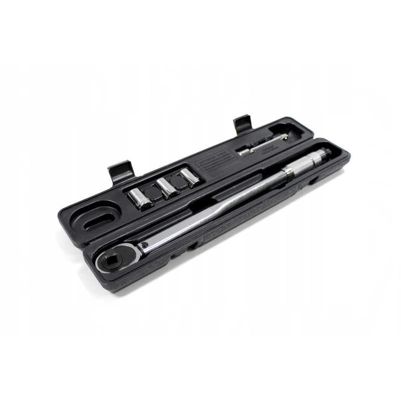 KLUCZ DYNAMOMETRYCZNY 1/2" 40-210Nm +NASADKI ROCKFORCE