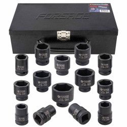 Zestaw kluczy nasadowych udarowych 3/4" 14el