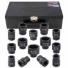 Zestaw kluczy nasadowych udarowych 3/4" 14el