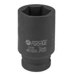 Nasadka udarowa głęboka 3/4" 34 mm 6-kątna