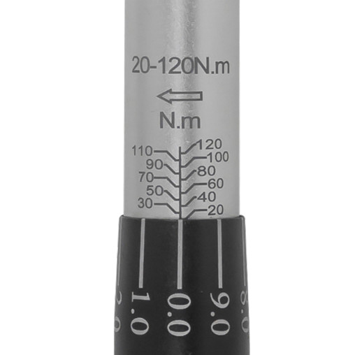 Klucz dynamometryczny 1/2" 20-120 Nm Dwustronny z blokadą CRV Rockforce