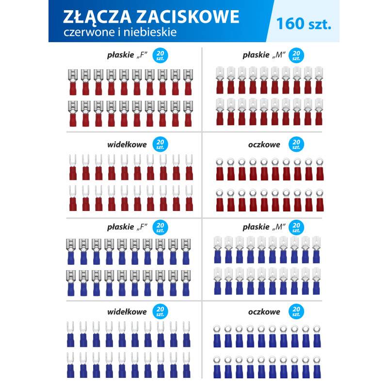Szafka narzędziowa wózek warsztatowy 253 el 5 szuflad z blokadą mobilny WMC