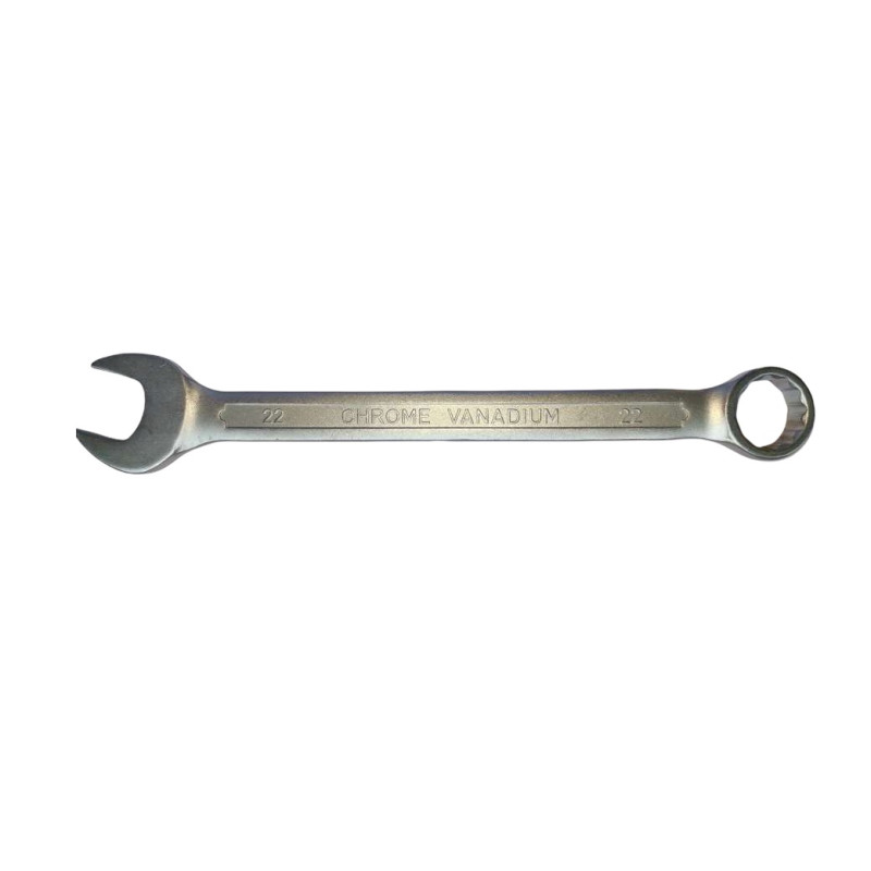 Klucz PŁASKO-OCZKOWY 22mm L-260 mm STAL Cr-V 12-KĄTNY