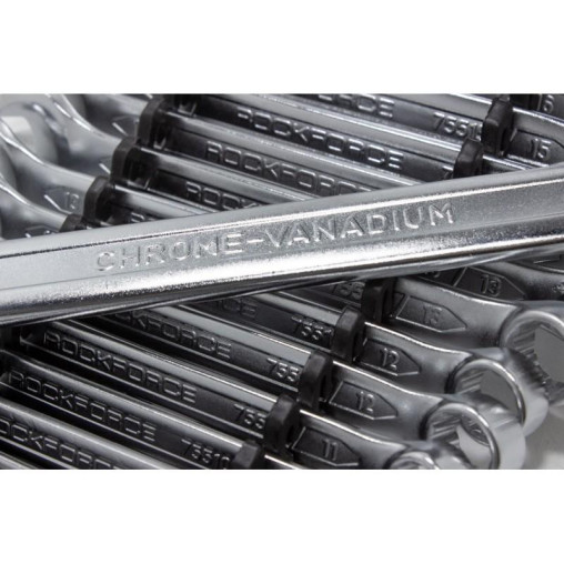 Zestaw klucze płasko-oczkowe 6-32 mm Cr-V  25 el