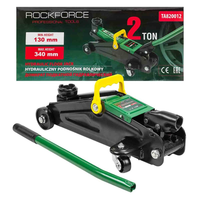Podnośnik samochodowy hydrauliczny niskoprofilowy żaba 2T 2000kg 130-340 mm