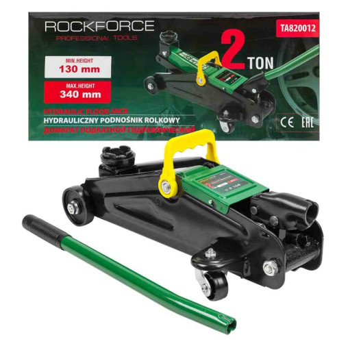 Podnośnik samochodowy hydrauliczny niskoprofilowy żaba 2T 2000kg 130-340 mm