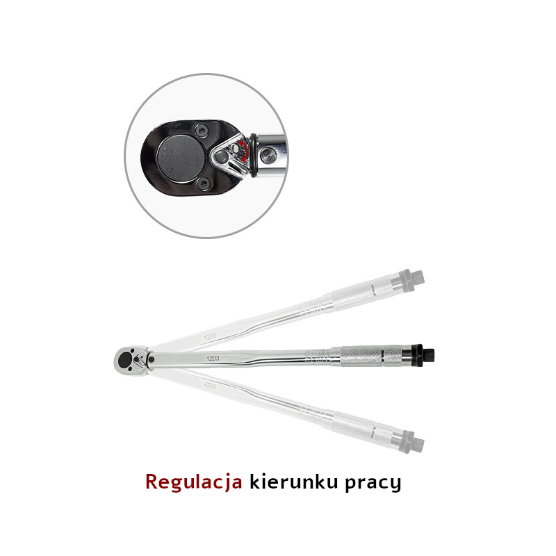 Klucz dynamometryczny z blokadą 1/2'' (28-210 Nm)