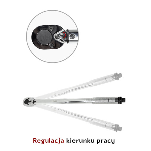 Klucz dynamometryczny z blokadą 1/2'' (28-210 Nm)