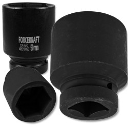 FORCEKRAFT Nasadka udarowa GŁĘBOKA 1 " 50 mm 6-kątna