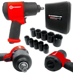 Klucz pneumatyczny udarowy TWIN HAMMER 720HM 1/2'' nasadki