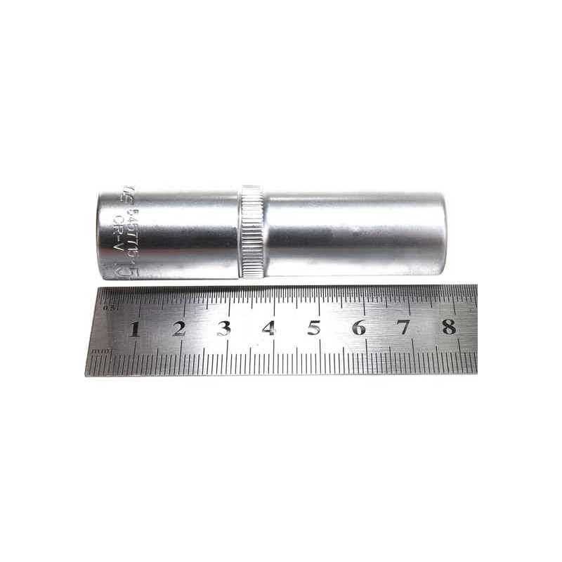 Nasadka 1/2" 15mm 6-kątna głęboka klucz nasadowy stal CrV Forsage