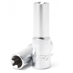 Nasadka Klucz nasadowy Torx E12 1/2" głęboka 77 mm stal CrV Forsage