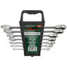 ROCKFORCE Zestaw kluczy płasko - oczkowych 7 elementów 8-19 mm KOMPLET