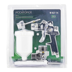 Pistolet lakierniczy do malowania 1/4" 1.4mm + 1.7mm regulacja ciśnienia RF