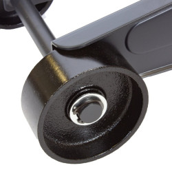 PODNOŚNIK HYDRAULICZNY ŻABA 3T LEWAREK Z GUMĄ 145-475 mm
