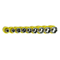 Zestaw 9 nasadek 5-8 mm 1/4" 48 bitów z uchwytem Bity Nasadki 57 el. WMC