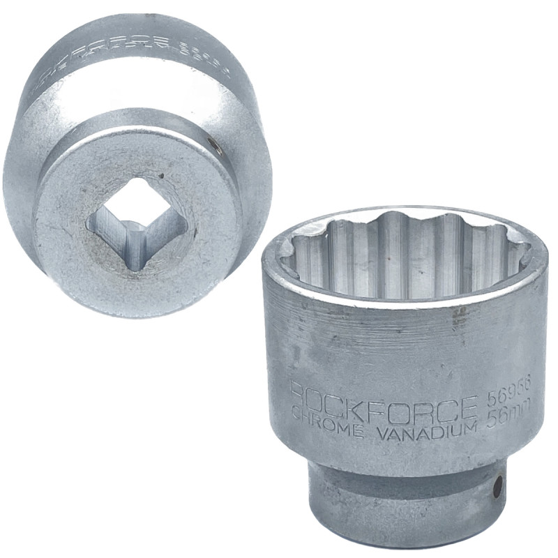 Nasadka klucz nasadowy 3/4" 56mm 12-kątna Cr-V Rockforce