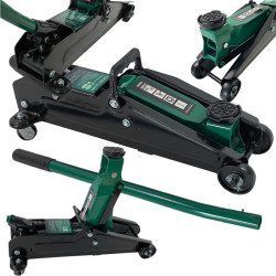 PODNOŚNIK SAMOCHODOWY HYDRAULICZNY ŻABA LEWAREK 2T GUMA 135-385 mm