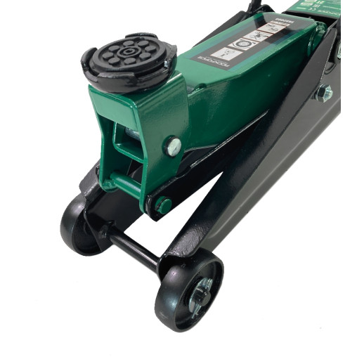 PODNOŚNIK SAMOCHODOWY HYDRAULICZNY ŻABA LEWAREK 2T GUMA 135-385 mm