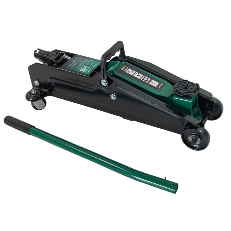 PODNOŚNIK SAMOCHODOWY HYDRAULICZNY ŻABA LEWAREK 2T GUMA 135-385 mm