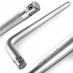 FORCEKRAFT Pokrętło KLUCZ fajkowy do KÓŁ nasadek typ L 1/2" 250mm Cr-V