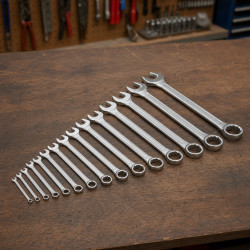 Zestaw 16 kluczy płasko-oczkowych 6-24 mm Klucze płasko-oczkowe Forcekraft