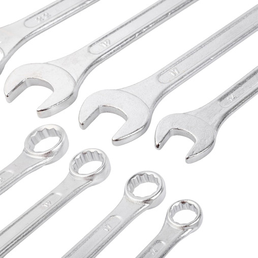 Zestaw 16 kluczy płasko-oczkowych 6-24 mm Klucze płasko-oczkowe Forcekraft
