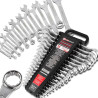 18 Kluczy Płasko-oczkowych 8-32 mm Zestaw klucze płasko-oczkowe Forcekraft