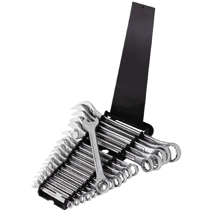18 Kluczy Płasko-oczkowych 8-32 mm Zestaw klucze płasko-oczkowe Forcekraft