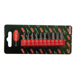 Zestaw bitów TORX 10el. 1/4" L-25mm