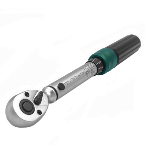 Klucz dynamometryczny z blokadą 1/4'' 1-25 Nm dwustronny Rockforce