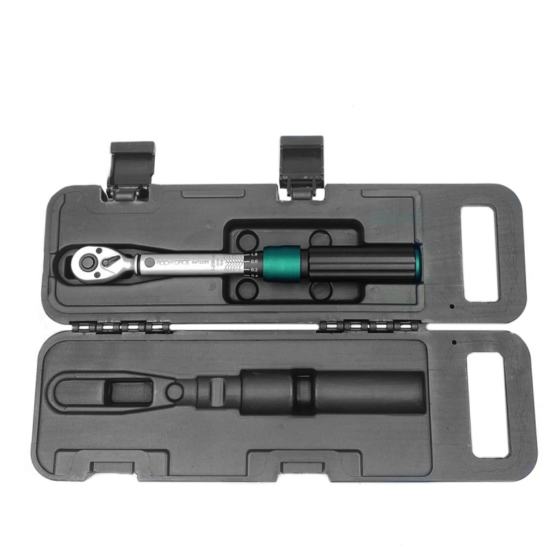 Klucz dynamometryczny z blokadą 1/4'' 1-25 Nm dwustronny Rockforce
