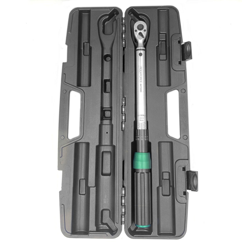 Klucz dynamometryczny z blokadą 3/8'' 20-120 Nm dwustronny Rockforce