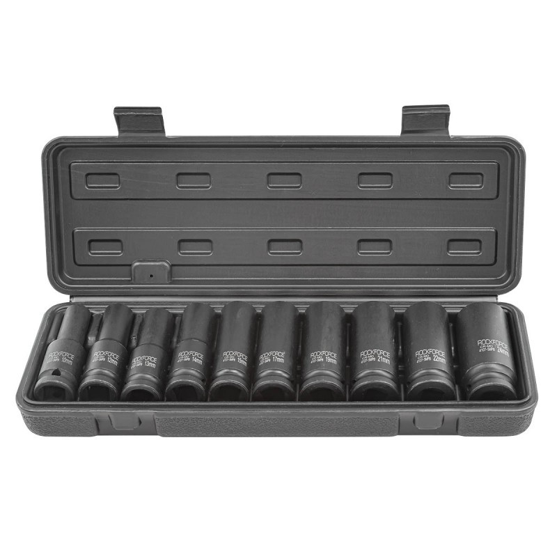 Zestaw nasadek udarowych długich 1/2" 10-24mm