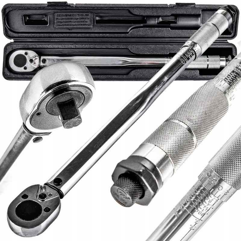 Klucz dynamometryczny 1/2" 28-210 Nm z blokadą Forcekraft