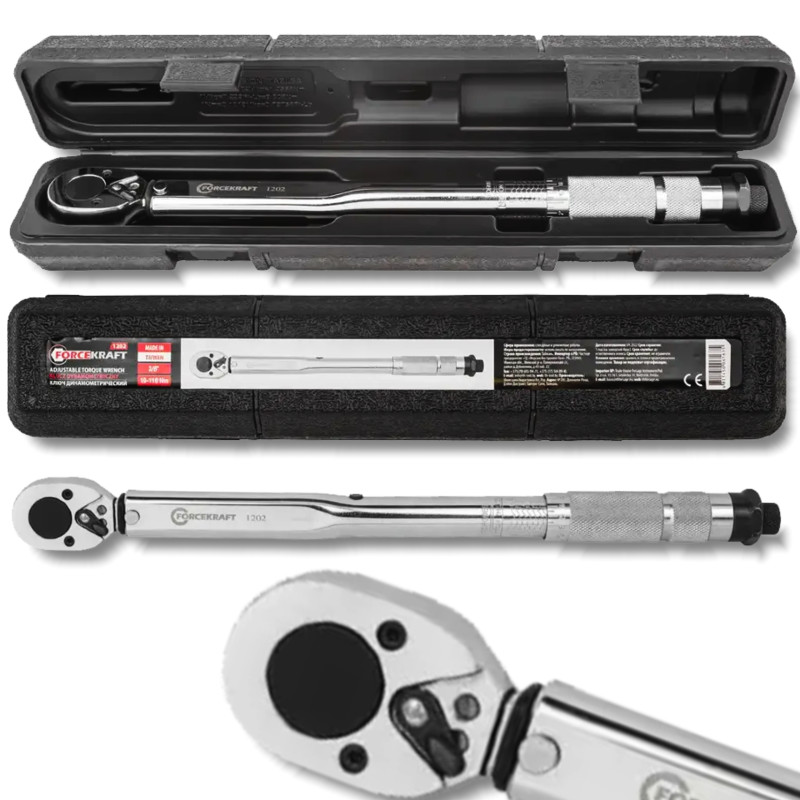 Klucz dynamometryczny 19-110 Nm 3/8" 38 cm długości Forcekraft