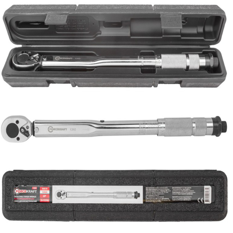 Klucz dynamometryczny 19-110 Nm 3/8" 38 cm długości Forcekraft