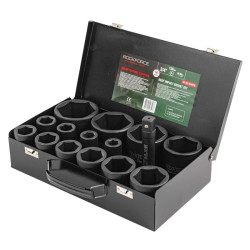 Zestaw nasadek udarowych 3/4 17-65mm 6-kątne 14el Nasadki udarowe Rockforce