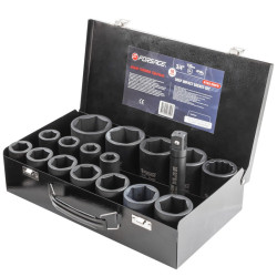 Zestaw nasadek udarowych długich 3/4" 17-50mm 6-kątne