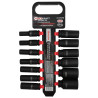 FORCKRAFT Zestaw NASADEK udarowych DŁUGICH 1/2" 10-32mm 13 ELEMENTÓW 6-kąt